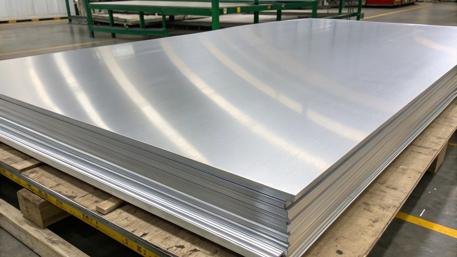 A large coil of 5052 aluminum sheet being rolled at a mill, illustrating the strain hardening process.